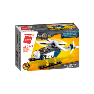 Qman 1801 Combat Zones Polizei Helikopter 8 into 1