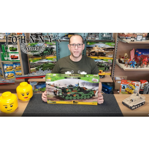 Cobi 2618 Leopard 2A4 "Deutsches Panzermuseum Munster" Pad printed - no Stickers