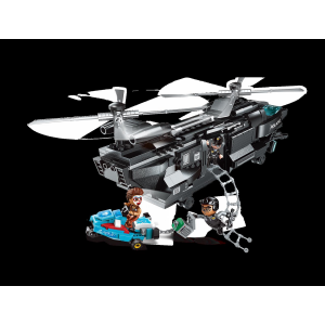 Qman W1928 Battle Force SWAT - Block Mission Eagle / SWAT Helikopter