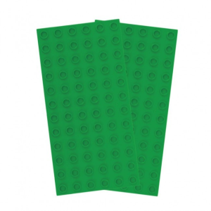 Strictly Briks Stackable Baseplate Big Brick 10x19cm 6x12 Noppen 2er
