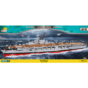 Cobi 4826 Aircraft Carrier Graf Zeppelin Pad printed - no Stickers