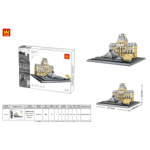 Wange 4213 Architect-Set The Louvre of Paris