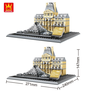 Wange 4213 Architect-Set The Louvre of Paris