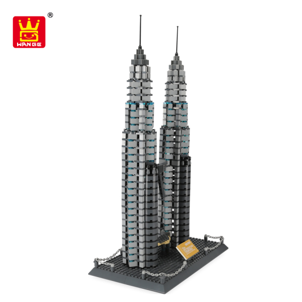 Wange 5213 Architect-Set The Petronas Towers of Kuala Lumpur