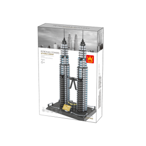 Wange 5213 Architect-Set The Petronas Towers of Kuala Lumpur