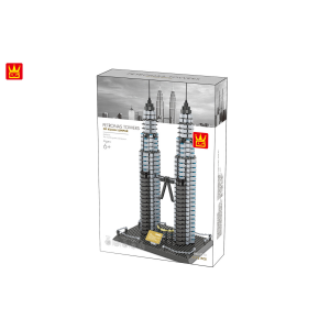 Wange 5213 Architect-Set The Petronas Towers of Kuala Lumpur