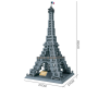 Wange 5217 Architect-Set The Eiffel Tower of Paris (Eiffelturm)