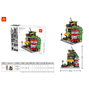 Wange 6313 Architecture-Set BBQ-Restaurant