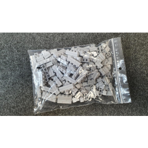 Baustein-Set Masonry Bricks 2x1 4x1 2x2 Edge in Light...