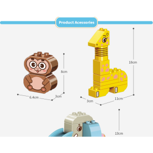 Qman 5002 Enjoy Kids Basic Animals große Bausteine Tiere