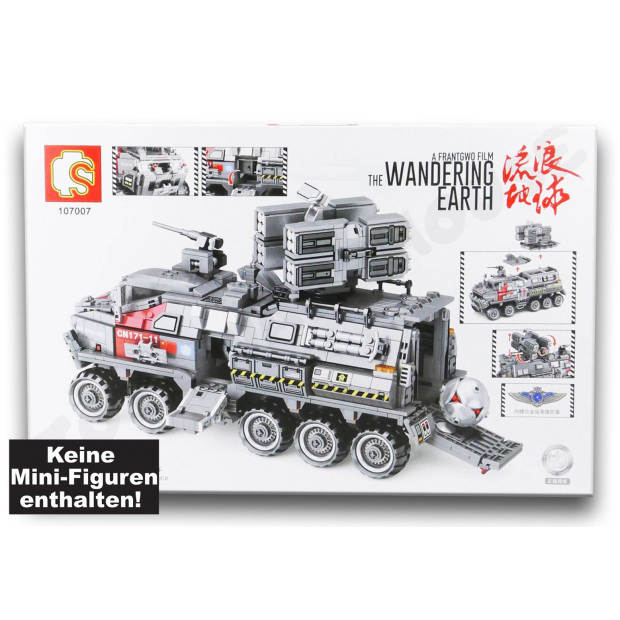 Sembo 107007 Wandering Earth Military Truck CN171