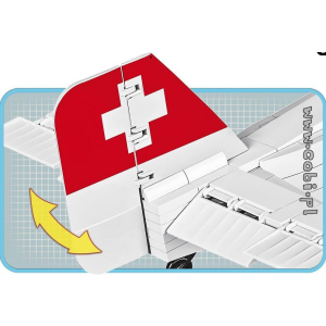 Cobi 5711 Junkers JU-52/3M pad Printed - no Stickers (Historical Collection - WWII - Planes)