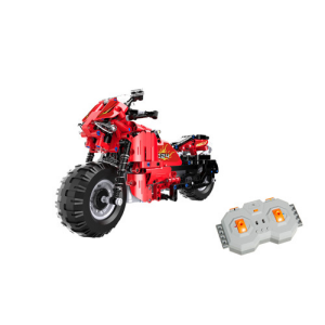 CaDA deTech C51024W Race Track Motorcycle Rotes RC-Motorrad