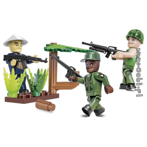 Cobi 2038 Vietnam War Soldaten-Figuren mit Zubehör...
