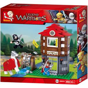 Sluban M38-B0616 Haus mit Wasserrad (Legend Warriors)...