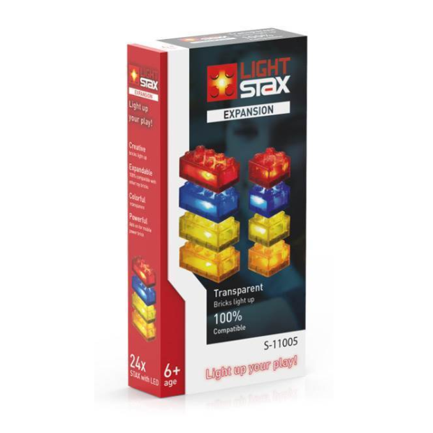 Light Stax Expansion (transparent farbig / color) 24 tlg.