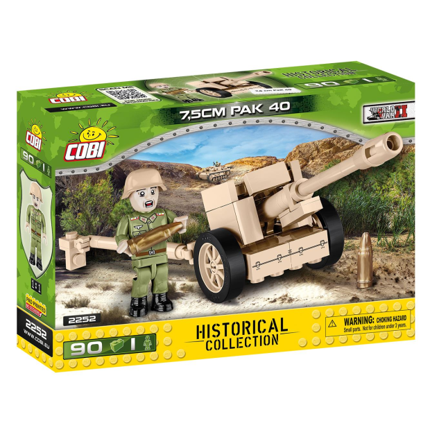 Cobi 2252 7,5 cm PAK 40 (Historical Collection WWII) New Version