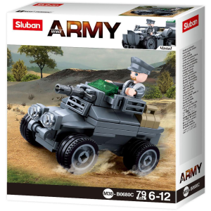 Sluban M38-B0680C Army Gepanzertes Fahrzeug (WW2)