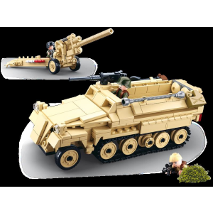Sluban M38-B0695 Halbtruck mit Kanone  (WWII)