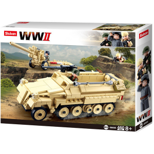 Sluban M38-B0695 Halbtruck mit Kanone  (WWII)