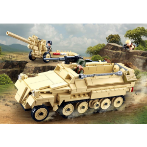 Sluban M38-B0695 Halbtruck mit Kanone  (WWII)