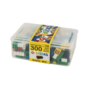 Q-Bricks 300 Teile Box Basic Mix / Mischfarben
