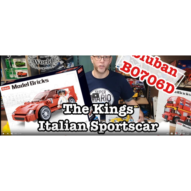 Sluban M38-B0706D ModelBricks Italian Sportscar