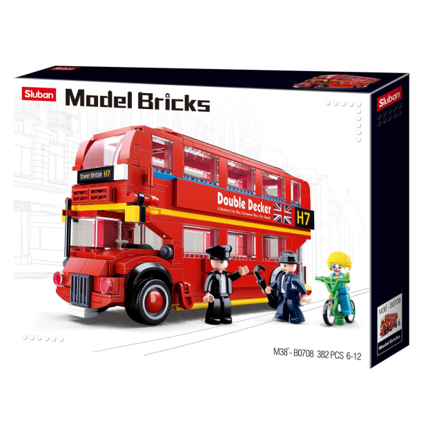 Sluban M38-B0708 ModelBricks London Doppeldecker-Bus