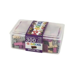Q-Bricks 300 Teile Box Special Mix / Mischfarben