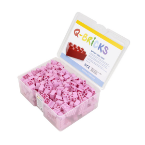 Q-Bricks 300 Teile Box Specialfarben Unicolor 17 verschiedene Farben