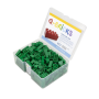 Q-Bricks 300 Teile Box Specialfarben Unicolor 17 verschiedene Farben