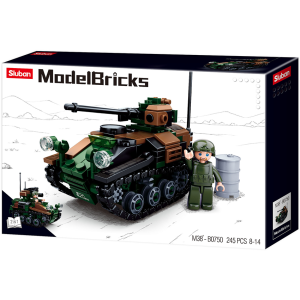 Sluban M38-B0750 Tank ModelBricks Luftlandepanzer Wiesel