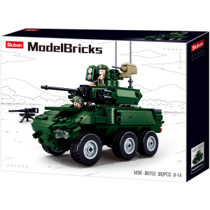 Sluban M38-B0753 Model Bricks 6x6 Gepanzertes Fahrzeug