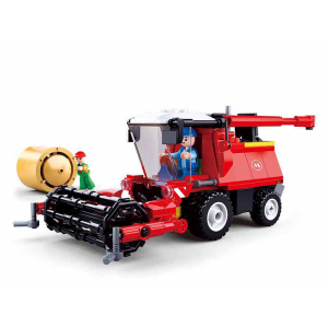 Sluban M38-B0779 Town Farm roter Mähdrescher Ernte