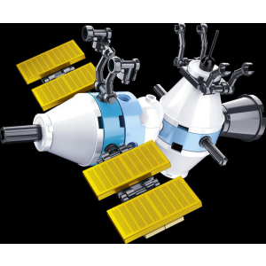 Sluban Space  M38-B0731B Satellit Skylab  8 into 1