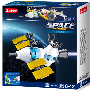 Sluban Space  M38-B0731B Satellit Skylab  8 into 1