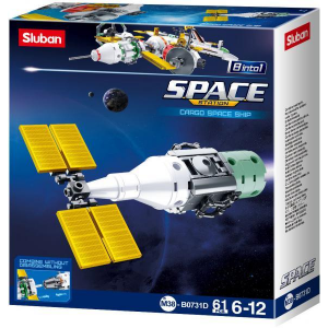 Sluban Space  M38-B0731D Satellit Cargo Space Ship  8 into