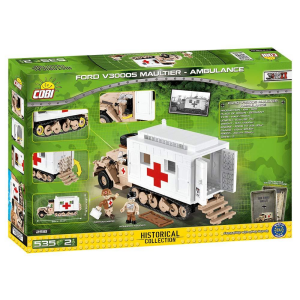 Cobi 2518 Ford V3000S Maultier - Ambulance Pad printed -...
