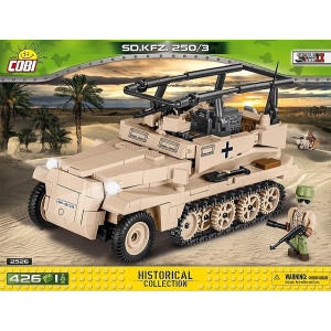 Cobi 2526 SD.KFZ 250/3 DAK Pad printed - no Stickers...