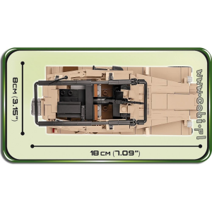 Cobi 2526 SD.KFZ 250/3 DAK Pad printed - no Stickers (Historical Collection WWII)