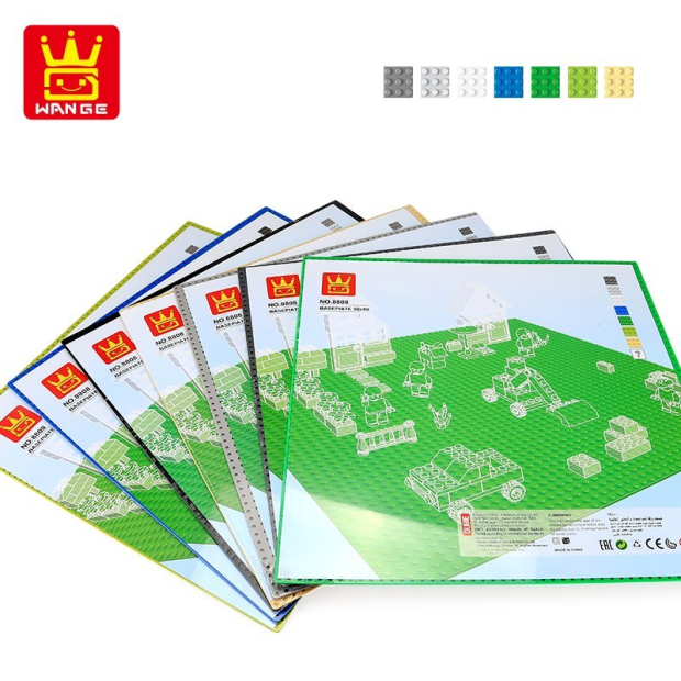 Wange 8808 Baseplate 50x50 Noppen ca. 40x40cm verschiedene Farben