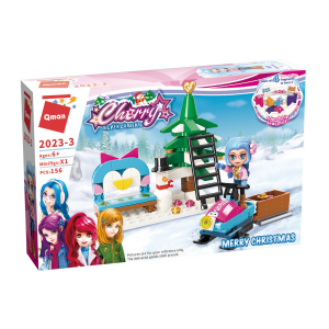 Qman 2023-3 Cherry Frohe Weihnachten - Merry Christmas