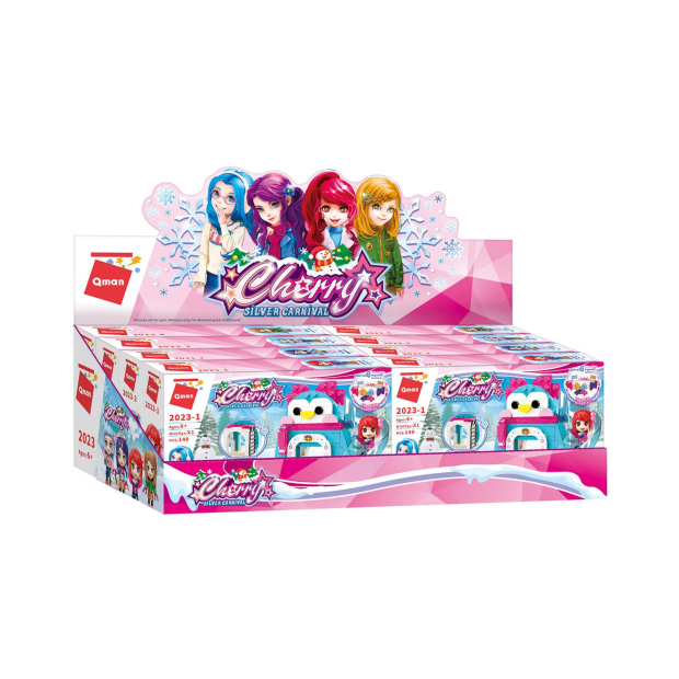 Qman 2023-4 Cherry Winter Snack-Stand / Süßwaren-Bude