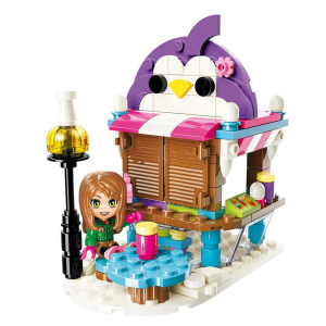 Qman 2023-4 Cherry Winter Snack-Stand / Süßwaren-Bude