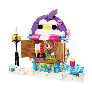 Qman 2023-4 Cherry Winter Snack-Stand / Süßwaren-Bude