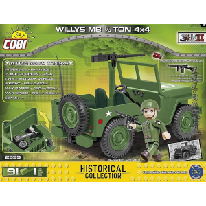 Cobi 2399 U.S. Willys MB 1/4 Ton 4x4 Truck (Historical...
