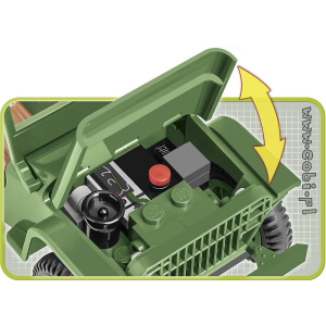 Cobi 2400 Ford GP US Truck (Historical Collection WWII) Pad printed - no Stickers