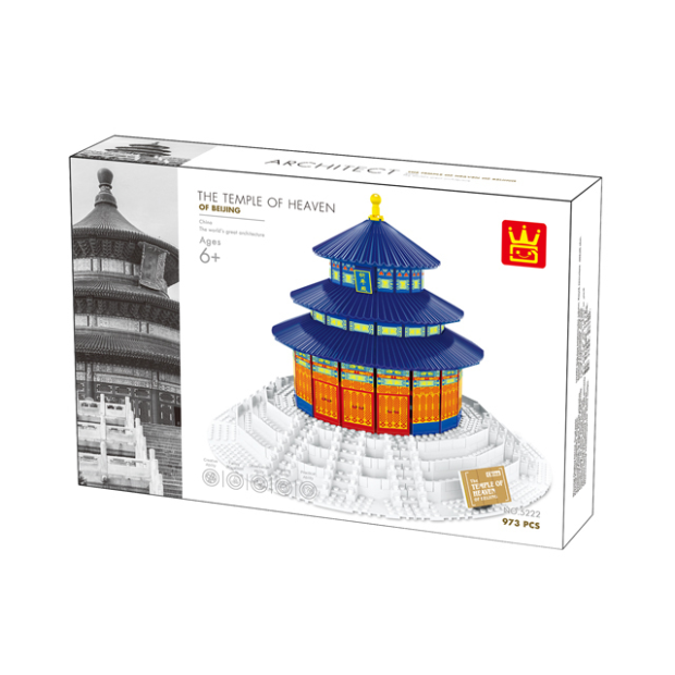 Wange 5222 Architect-Set Tempel of Heaven of Beijing / Himmelstempel Peking