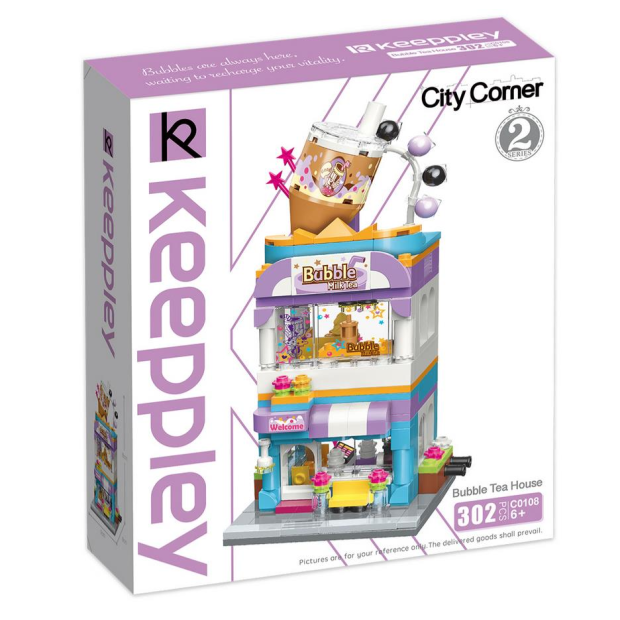Keeppley by Qman C0108 City Corner 2 Bubble Tea House Teestube