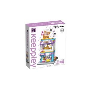 Keeppley by Qman C0108 City Corner 2 Bubble Tea House Teestube